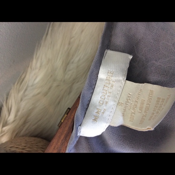 MM Couture Gray Lace V Neck Blouse Miss Me Sz S - Picture 7 of 8